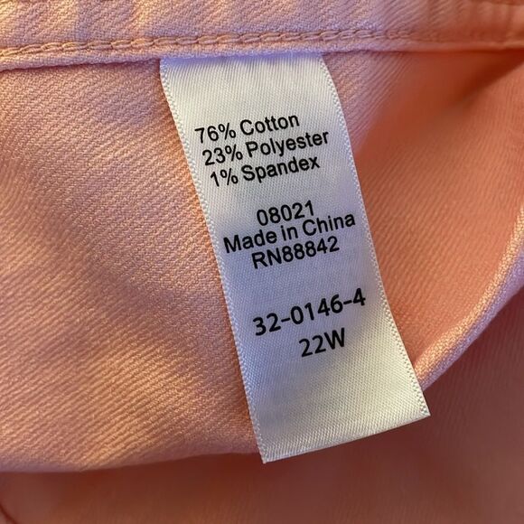 Women's Pink Denim Jacket - Picture 6 of 8